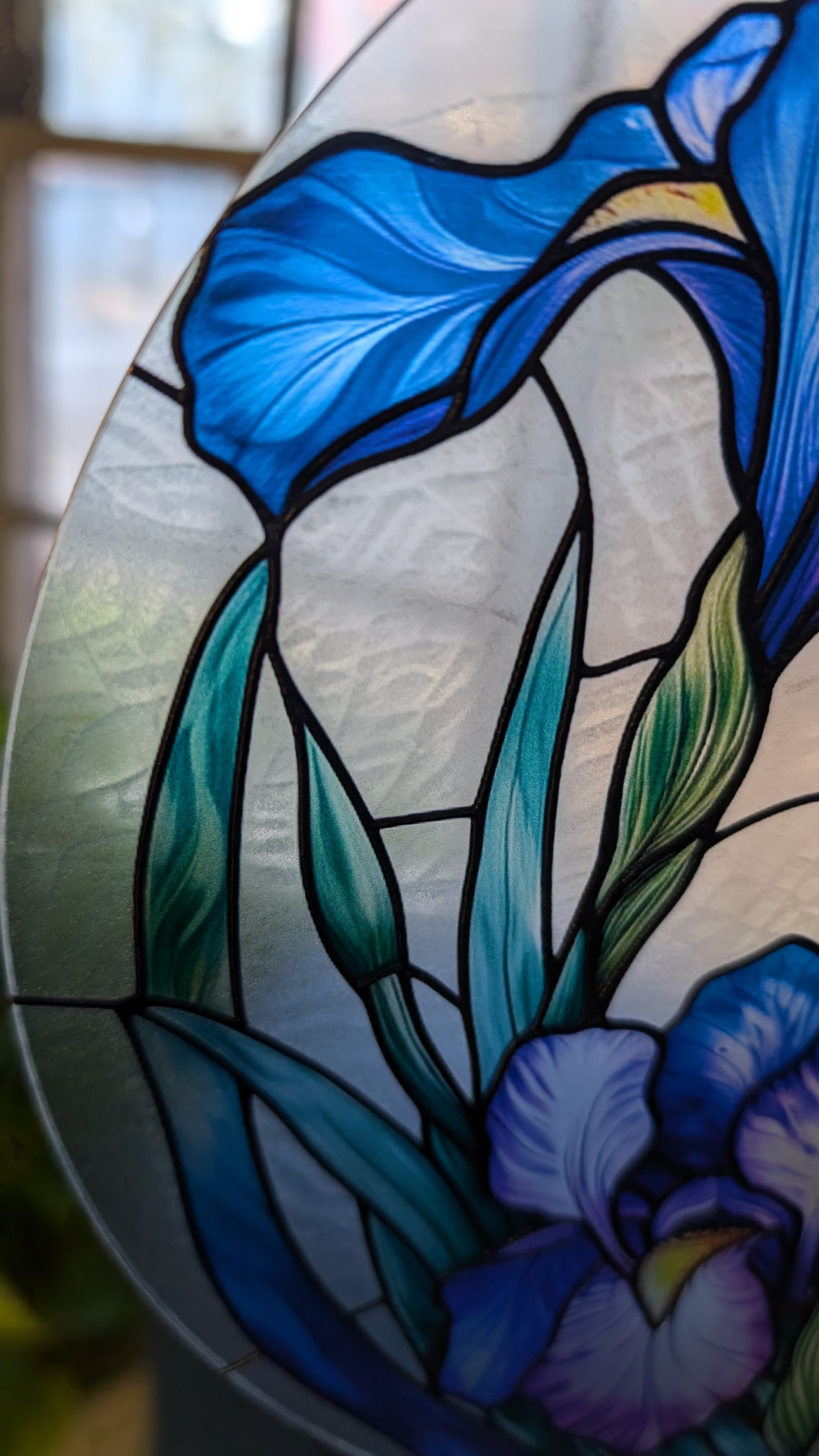 Koala stained glass ornament